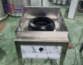 Bếp Á 1 Họng Đốt Kiềng Gang BA-04 - Inox Tuấn Tài 