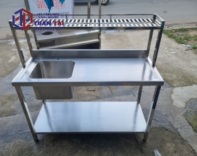 Bồn rửa inox có kệ