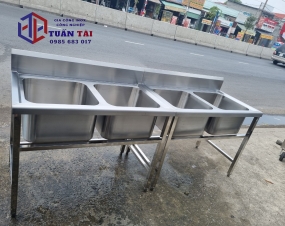 BỒN RỬA CHÉN  INOX 2 HỘC 