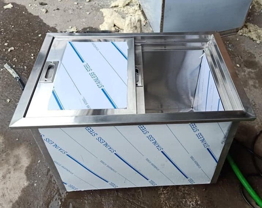 Thùng đựng đá bằng inox 
