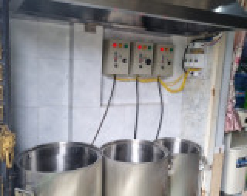 NỒI INOX  NẤU PHỞ CHÁO BẰNG ĐIỆN 120L, 100L, 80L