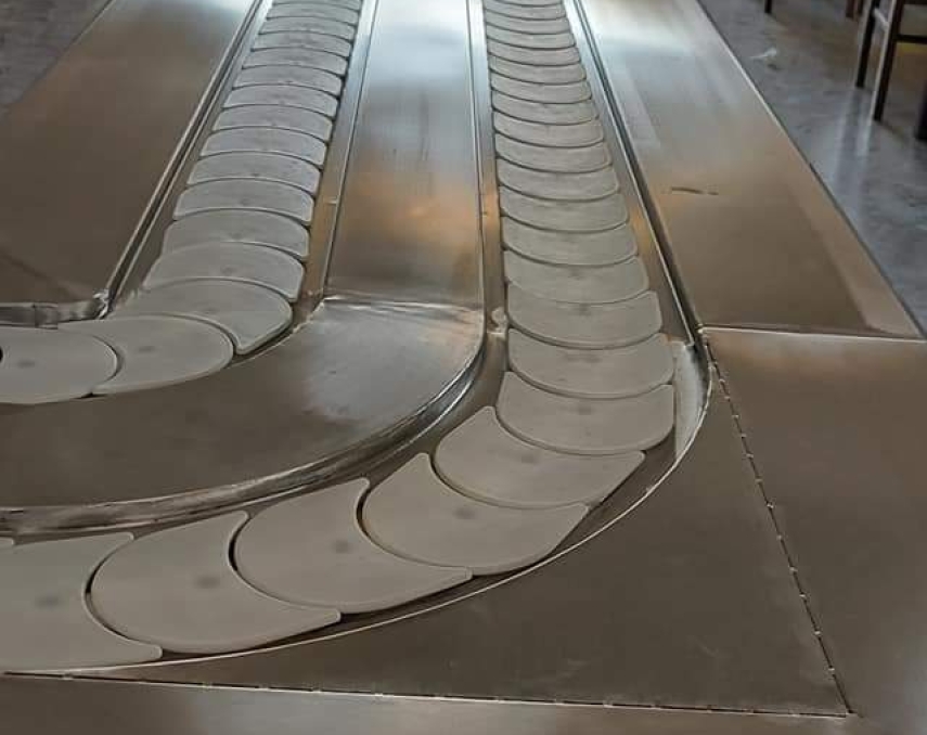 Băng chuyền Inox cho nhà hàng