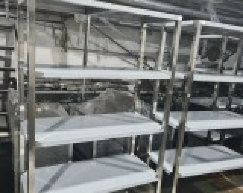 KỆ INOX 4 TẦNG PHẲNG 