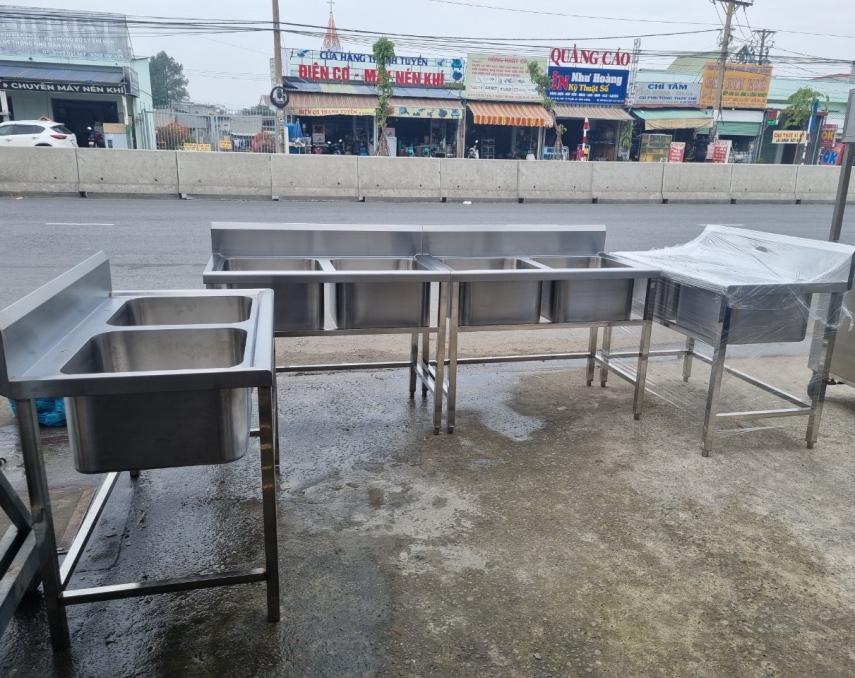 BỒN RỬA CHÉN CÔNG NGHIỆP 2 HỘC 