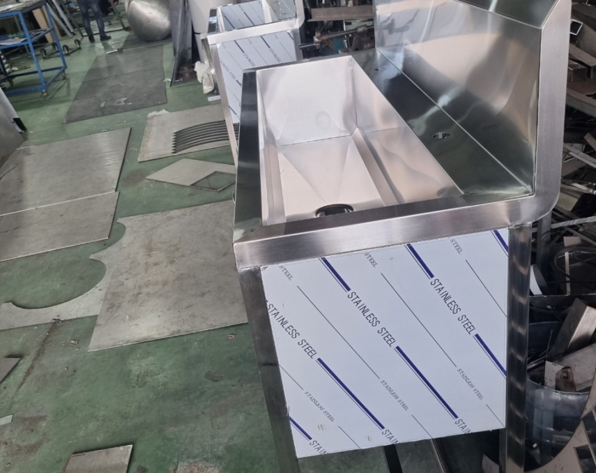Bồn Rửa Tay 1 Hộc 2 Vòi 